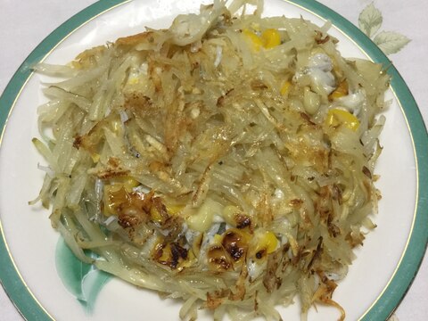 じゃがいものスライスチーズ焼き